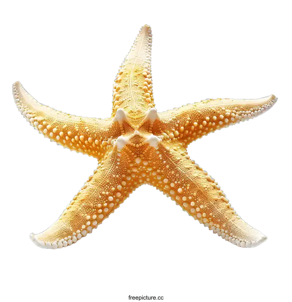 [Transparent Background PNG]A starfish isolated on a white background