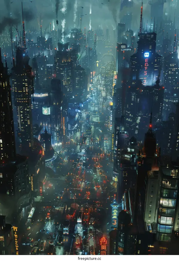 Cyberpunk Cityscape
