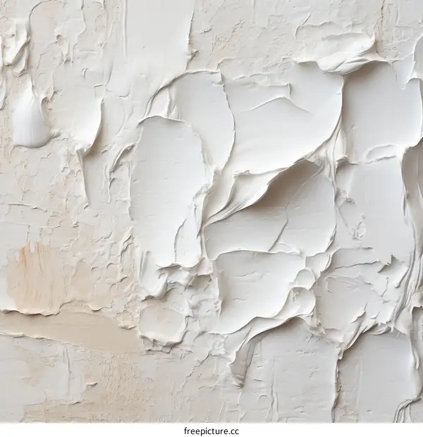 White Oil Painting Texture