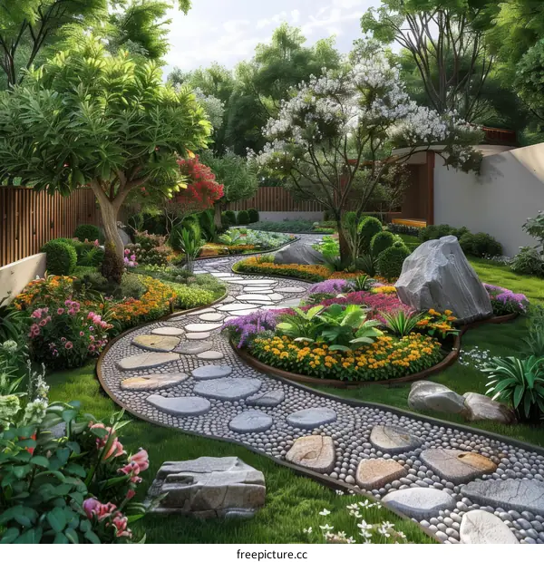 Garden Landscape Design Effect Renderings