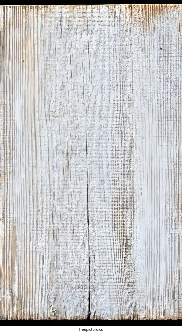 Whitewashed Wood Plank Background Texture