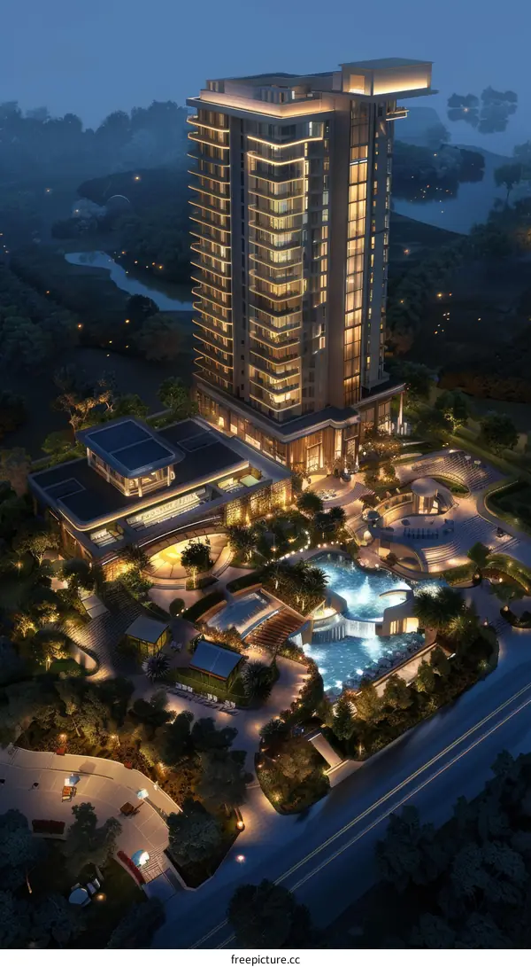 Luxury Hotel in the City with a Pool and Garden