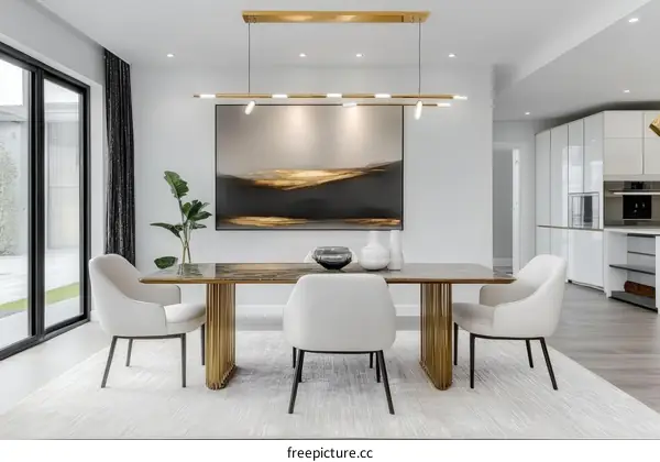 Modern Dining Room with Exquisite Decor