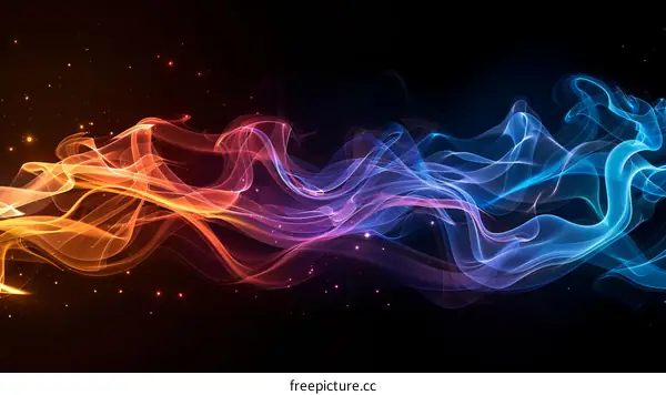 Fire and ice abstract background