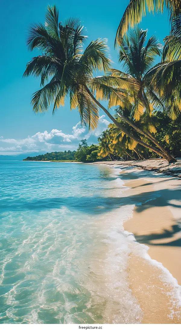 Tropical Beach Paradise Scenery