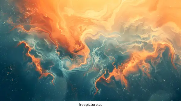 Colorful abstract painting