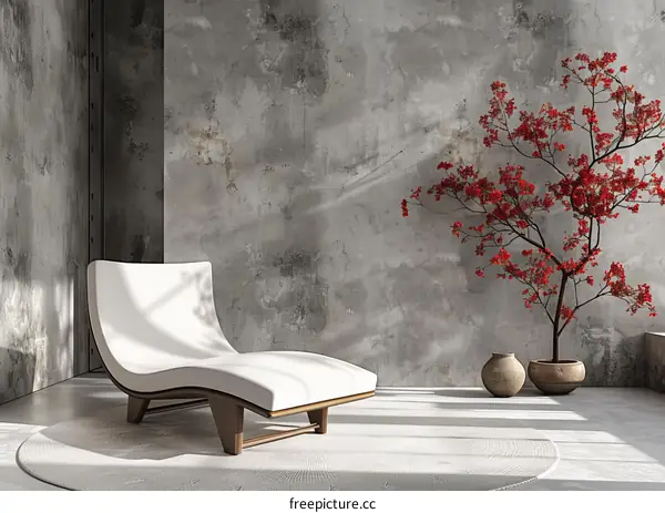 Modern Minimalist Relaxing Lounge Chair Design