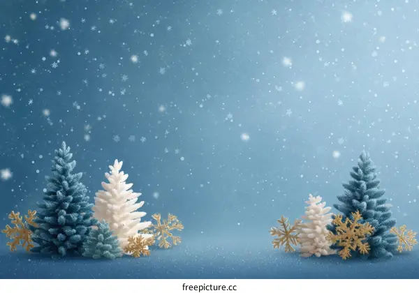 Winter Wonderland Christmas Scene