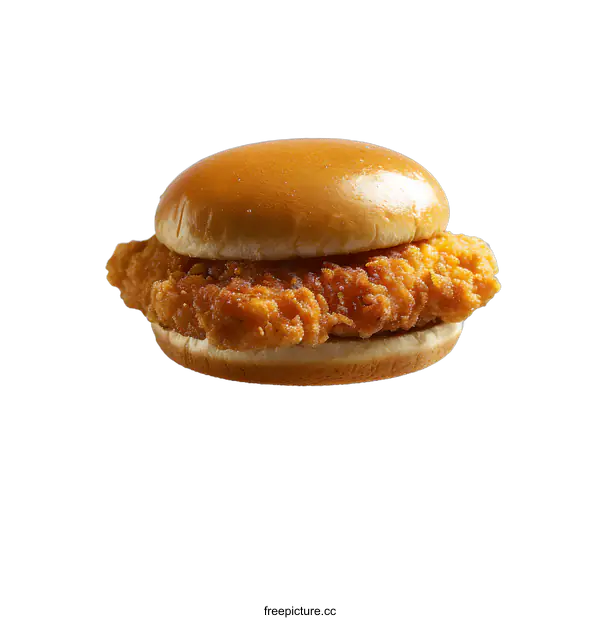 [Transparent Background PNG]Fried chicken sandwich