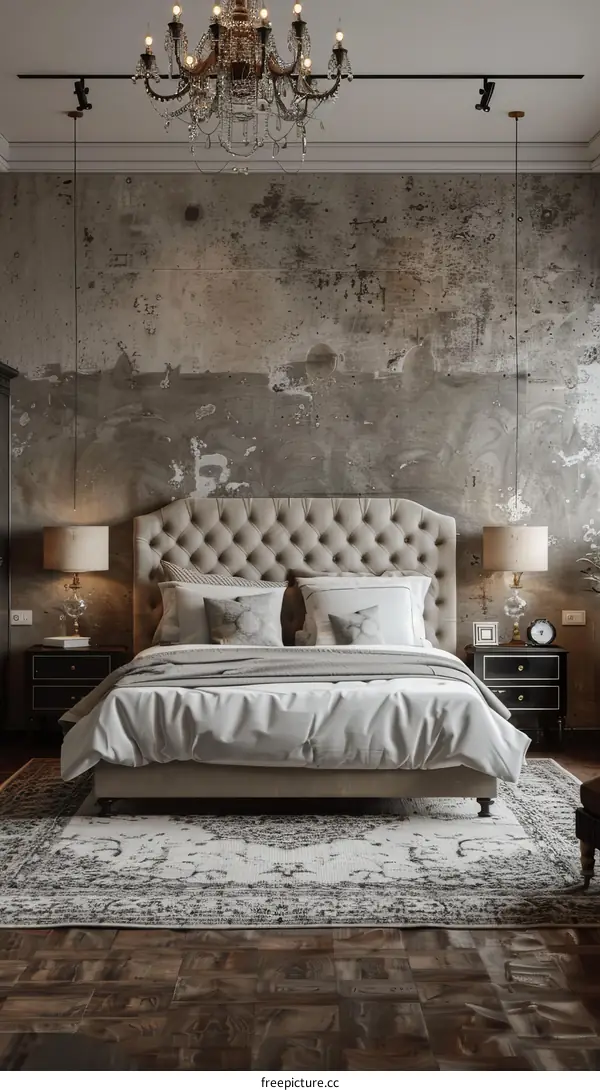 Elegant Vintage Bedroom Interior Design