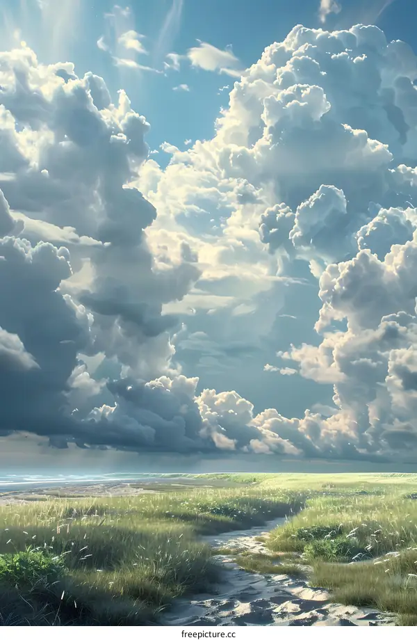 The clouds are so beautiful today