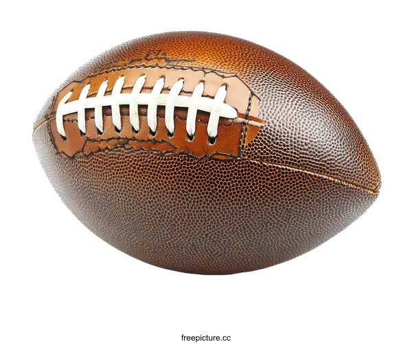 [Transparent Background PNG]Close-up of a Classic American Football