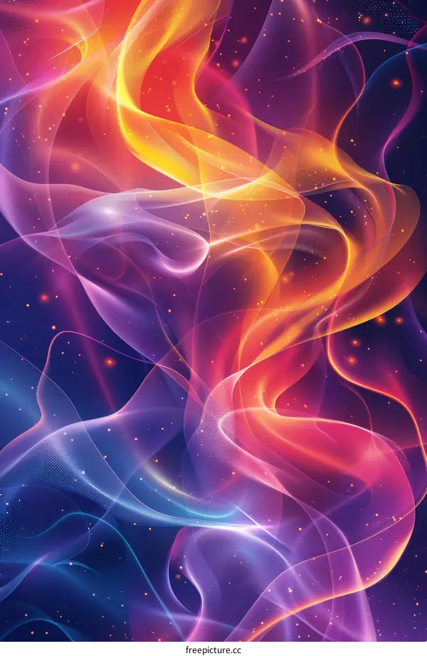 Abstract Colorful Energy Flow