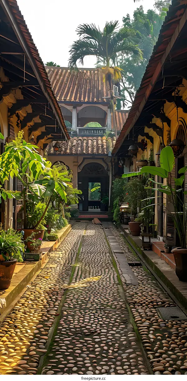 Traditional Vietnamese Courtyard House