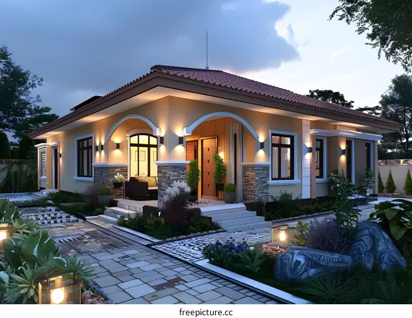 Spanish Style House
