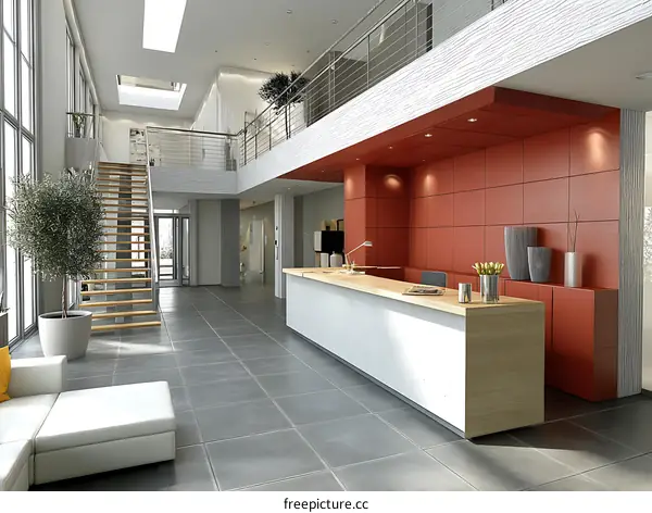 Modern Office Lobby Interior Design