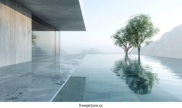 Luxury Modern Architecture House with Infinity Pool