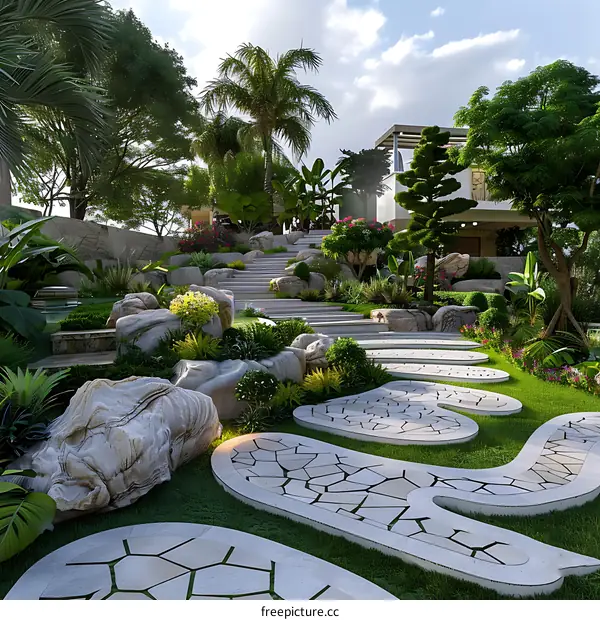 Landscape design renderings