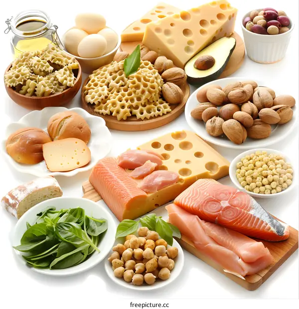 Various Food Groups for a Balanced Diet