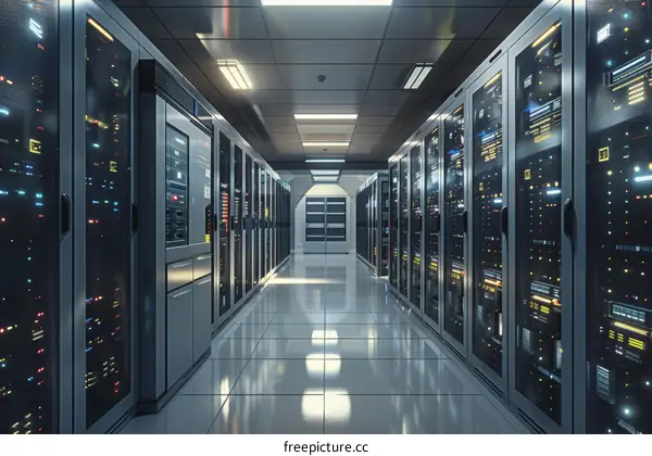 Servers Housed in a Data Center