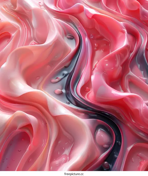 Vibrant Pink and Purple Abstract Canvas Art