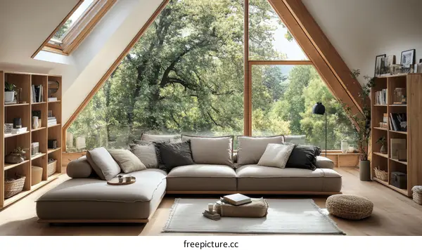 Modern Farmhouse Living Room with Panoramic Views