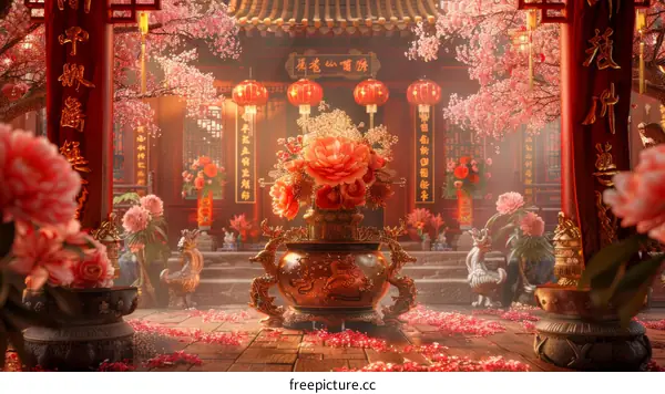 Spring Festival Flower Decorations