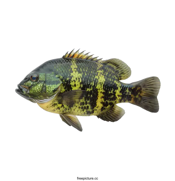 [Transparent Background PNG]Green sunfish