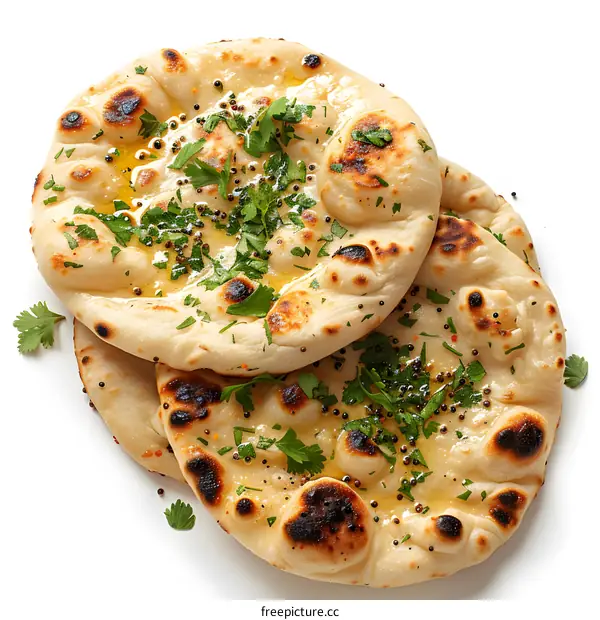 Naan Bread with Herbs and Spices