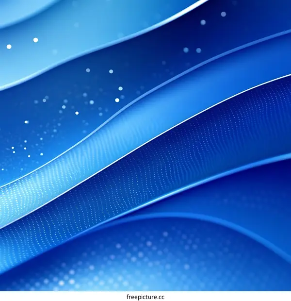 Abstract Blue Wave Design Background
