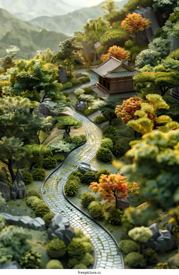 Japanese Garden in Miniature