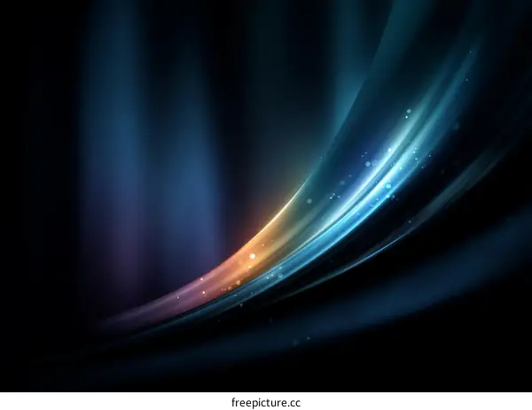Abstract Colorful Flowing Lines Background Design