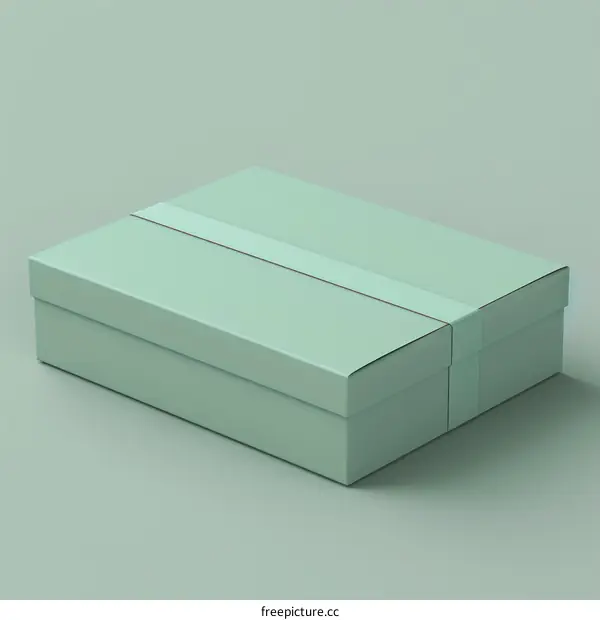 Light Green Box With Lid