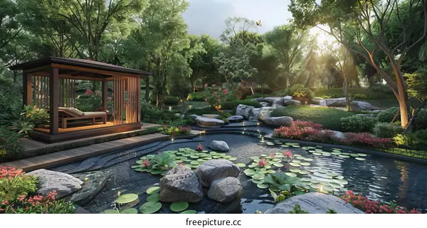 Garden Landscape Design Renderings