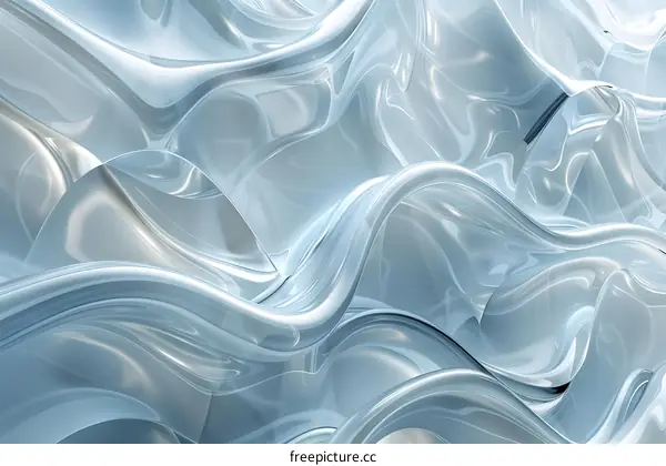 Abstract Swirling Metallic Texture