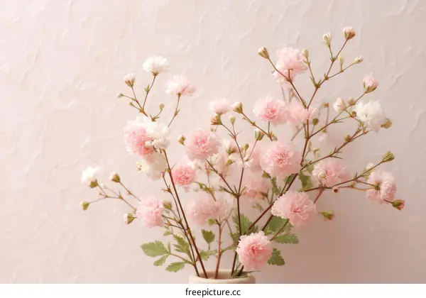 Delicate Pink and White Flower Arrangement