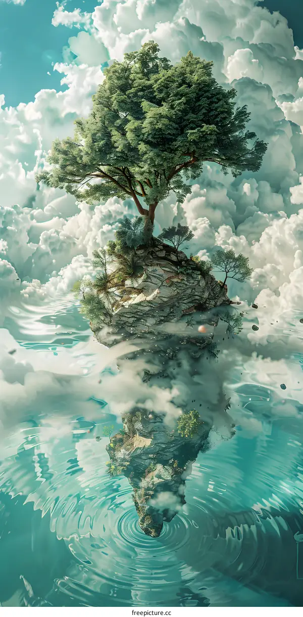 Fantasy Floating Island