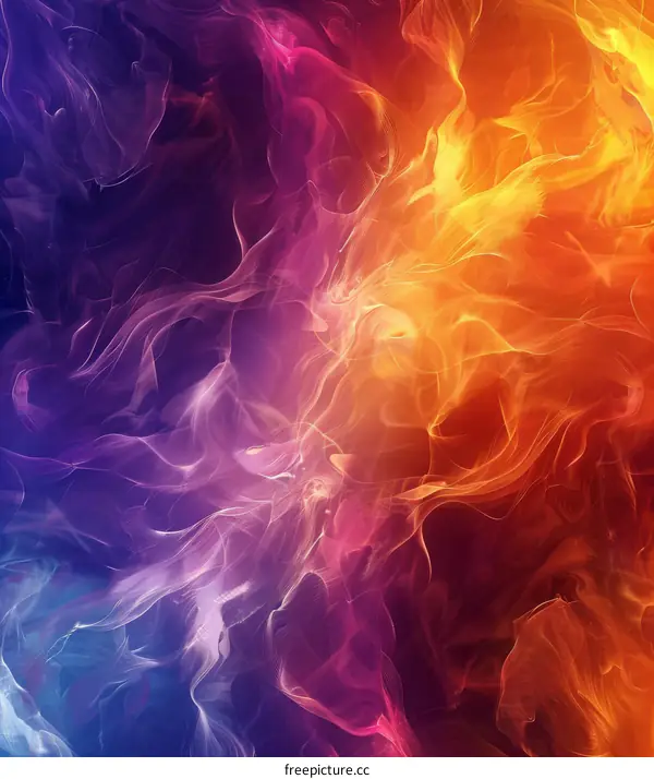 Fiery Blaze: A Dramatic Image of Fire