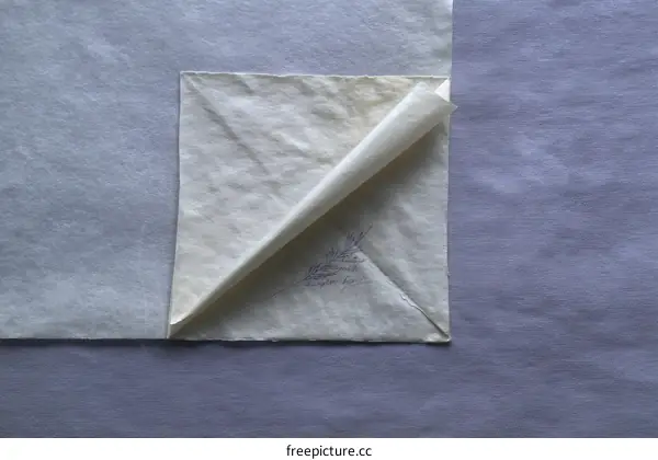 Two Tone Fabric Texture with Hand Drawn Design