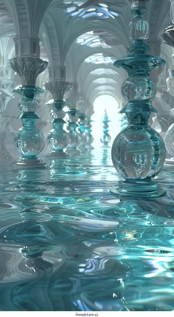 Abstract Crystal Palace Hallway