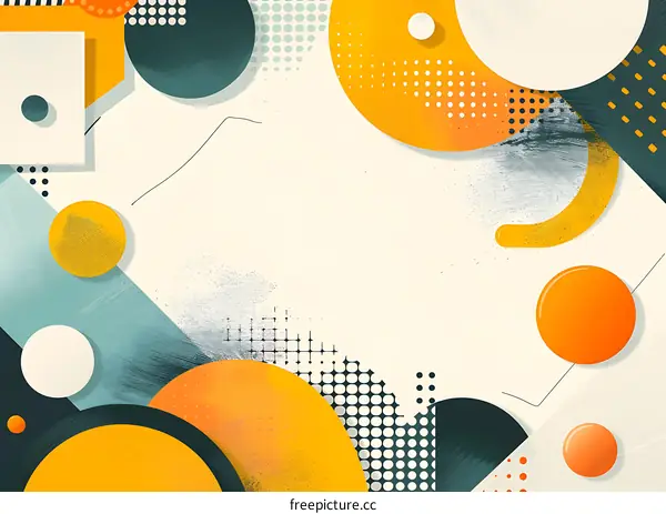 Abstract Geometric Shapes Background