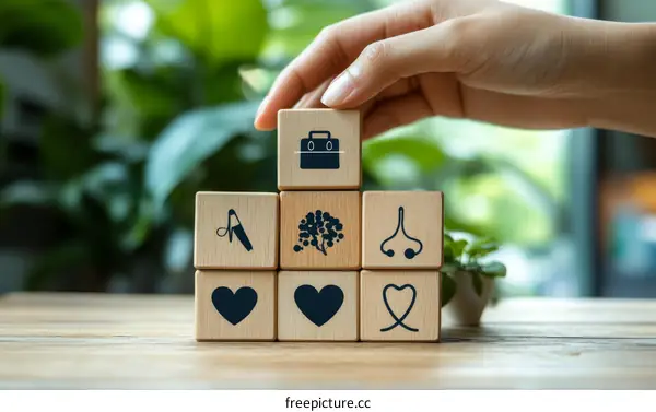 Medical Symbol Blocks Strategy for Healthcare