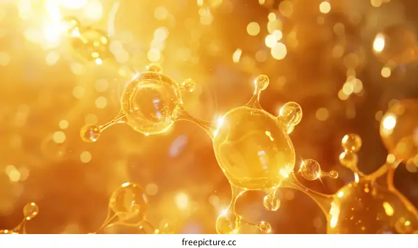 3D Rendering of a Molecule's Structure