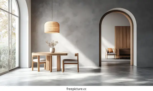 Modern Minimalist Dining Room Interior Design