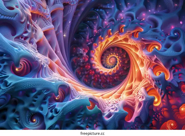 Hypnotic Spiral Fractal