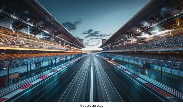 Futuristic Formula One Race Track