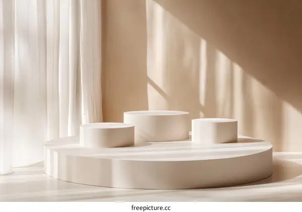 Modern Minimalist Product Display Platform