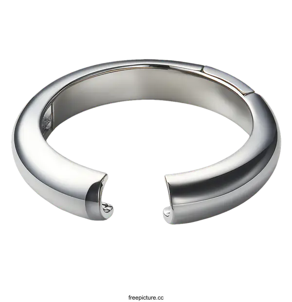 [Transparent Background PNG]Modern Silver Bracelet Design
