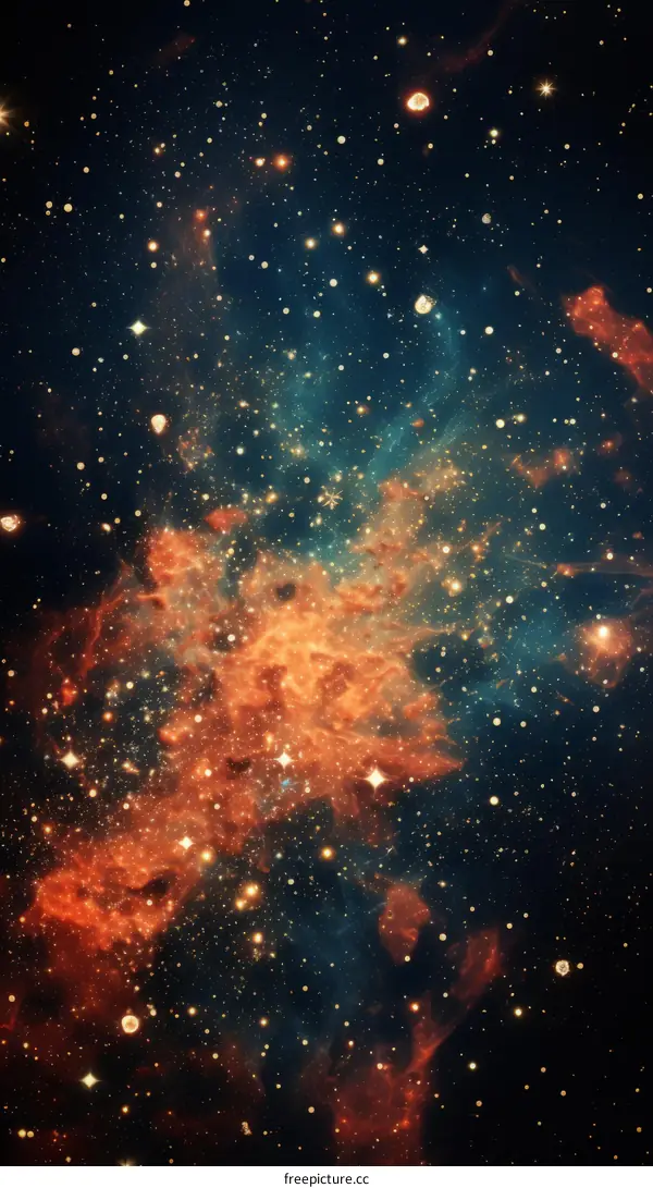 Cosmic Nebula: A Symphony of Stars and Gas