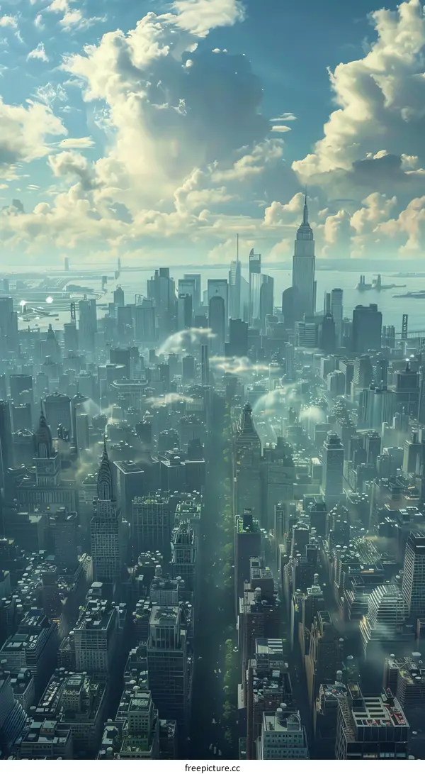 New York City Skyline and Architecture Panoramic Photography